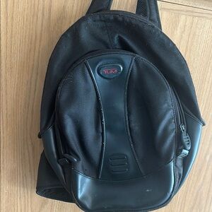 Tumi Black Ergonomic Backpack with Sleek Design